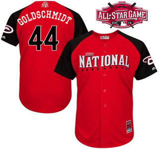 National League Arizona Diamondbacks #44 Paul Goldschmidt 2015 MLB All-Star Red Jersey