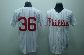 Philadelphia Phillies #36 Robin Roberts 1976 White Throwback Jersey