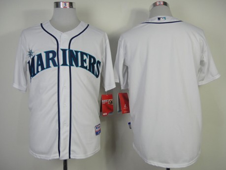 Seattle Mariners Blank White Jersey