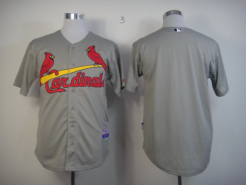 St. Louis Cardinals Blank Gray Jersey