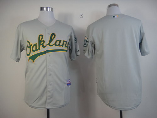 Oakland Athletics Blank Gray Jersey