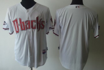 Arizona Diamondbacks Blank White Jersey