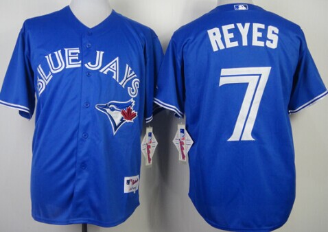 Toronto Blue Jays #7 Jose Reyes Blue Jersey