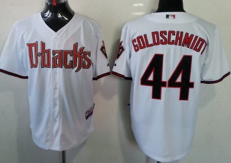 Arizona Diamondbacks #44 Paul Goldschmidt White Jersey