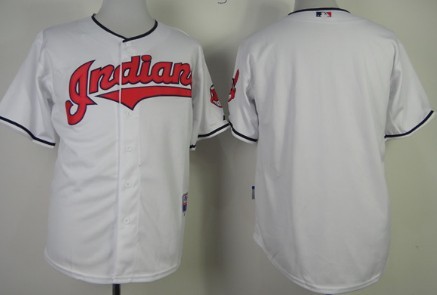 Cleveland Indians Blank White Jersey