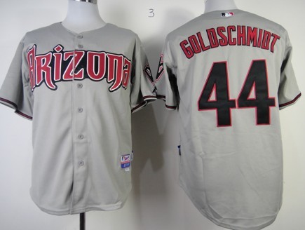 Arizona Diamondbacks #44 Paul Goldschmidt Gray Jersey