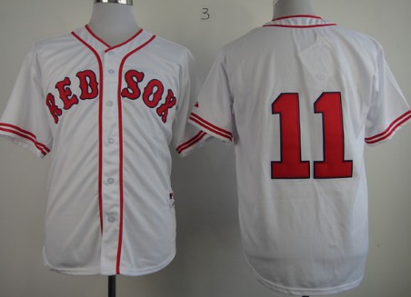 Boston Red Sox #11 Clay Buchholz 1936 White Jersey