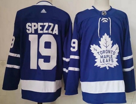 Men's Toronto Maple Leafs #19 Jason Spezza Blue Authentic Jersey