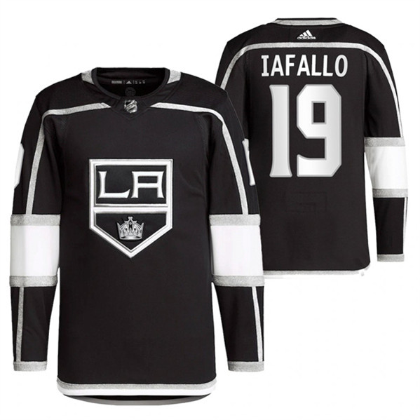 Men's Los Angeles Kings #19 Alex Iafallo Black Stitched Jersey