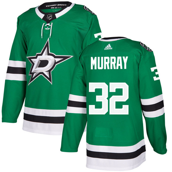 Men's Dallas Stars #32 Matt Murray Green Stitched Jersey