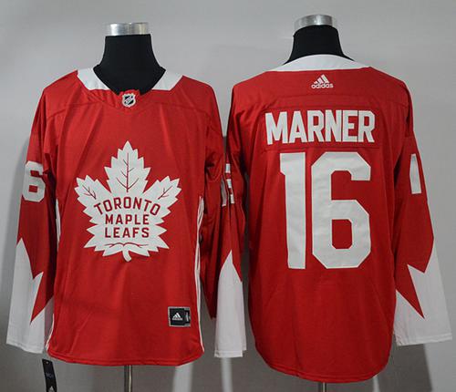 Adidas Toronto Maple Leafs #16 Mitchell Marner Red Team Canada Authentic Stitched NHL Jersey