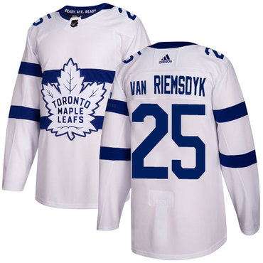 Adidas Toronto Maple Leafs #25 James Van Riemsdyk White Authentic 2018 Stadium Series Stitched NHL Jersey