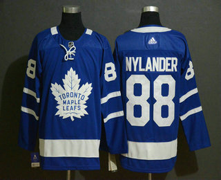 Men's Toronto Maple Leafs #88 William Nylander Royal Blue Adidas Stitched NHL Jersey