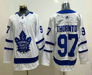 Men's Toronto Maple Leafs #34 Joe Thornton White Adidas Stitched NHL Jersey