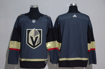 Men's Vegas Golden Knights Blank Gray 2017-2018 adidas Hockey Stitched NHL Jersey