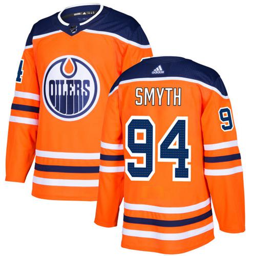 Adidas Edmonton Oilers #94 Ryan Smyth Orange Home Authentic Stitched NHL Jersey