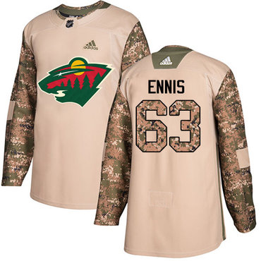 Adidas Wild #63 Tyler Ennis Camo Authentic 2017 Veterans Day Stitched NHL Jersey