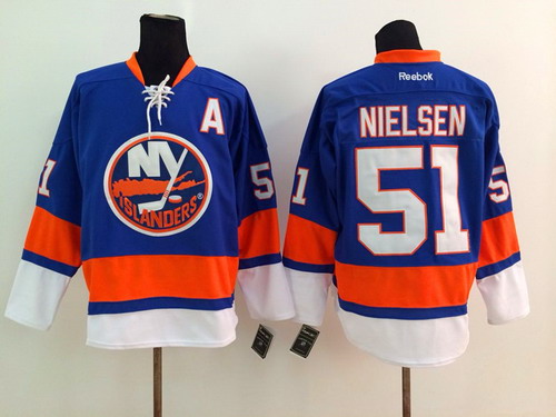 New York Islanders #51 Frans Nielsen Light Blue Jersey