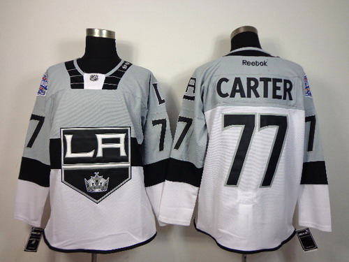 Los Angeles Kings #77 Jeff Carter 2015 Stadium Series Gray/White Jersey