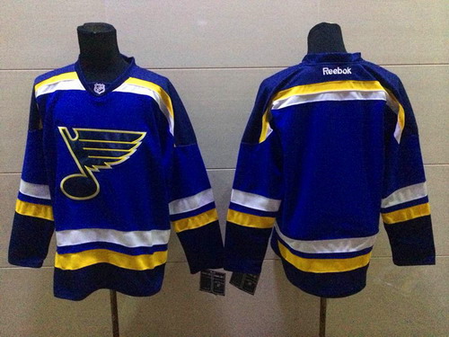 St. Louis Blues Blank 2014 Blue Jersey