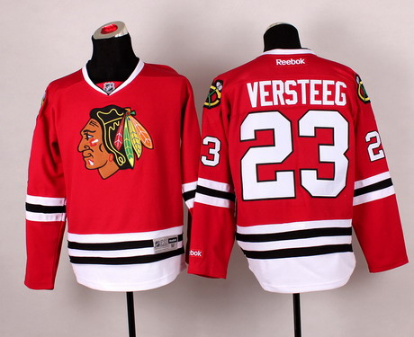 Chicago Blackhawks #23 Kris Versteeg Red Jersey