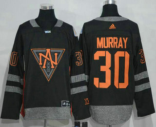 Men's North America Hockey #30 Matt Murray Black 2016 World Cup of Hockey Stitched adidas WCH Game Jersey