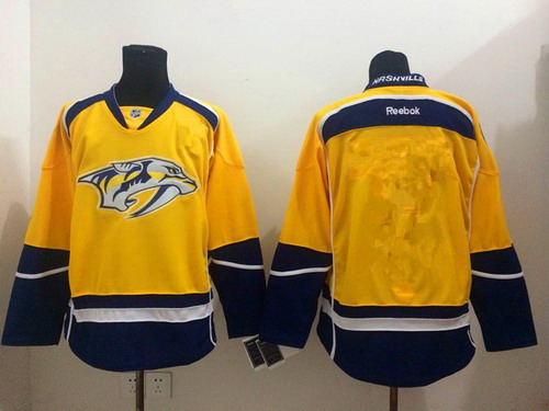 Nashville Predators Blank Yellow Jersey