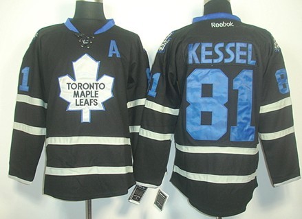 Toronto Maple Leafs #81 Phil Kessel Black Ice Jersey