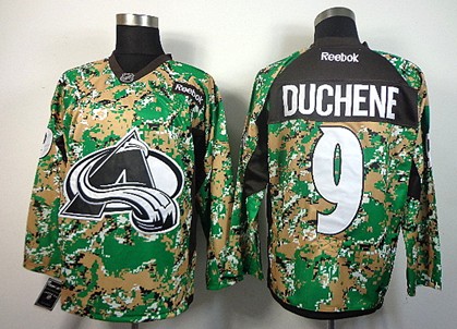 Colorado Avalanche #9 Matt Duchene 2014 Camo Jersey