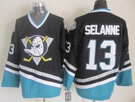 Anaheim Ducks #13 Teemu Selanne Purple Throwback CCM Jersey