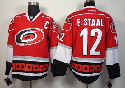 Carolina Hurricanes #12 Eric Staal Red Third Jersey