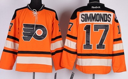 Philadelphia Flyers #17 Wayne Simmonds 2012 Winter Classic Orange Jersey