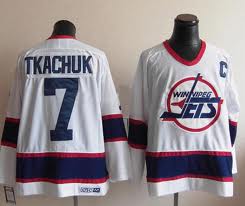 Winnipeg Jets #7 Keith Tkachuk White Throwback CCM Jersey