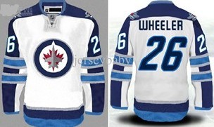 Winnipeg Jets #26 Blake Wheeler White Jersey