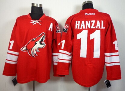 Phoenix Coyotes #11 Martin Hanzal Red Jersey