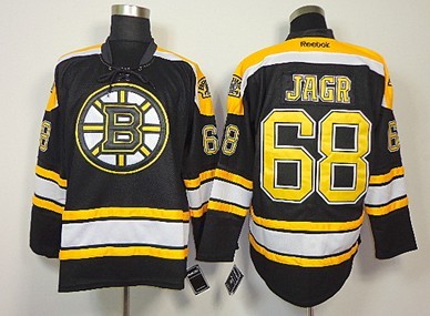 Boston Bruins #68 Jaromir Jagr Black Jersey