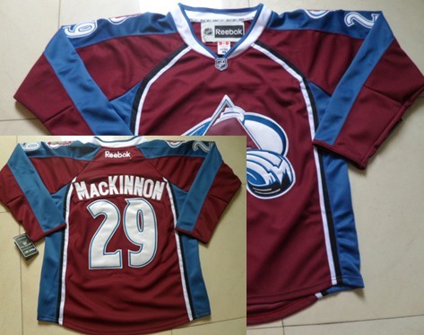 Colorado Avalanche #29 Nathan MacKinnon Red Jersey