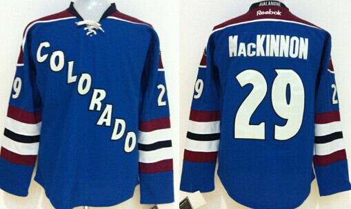 Colorado Avalanche #29 Nathan MacKinnon Blue Third Jersey