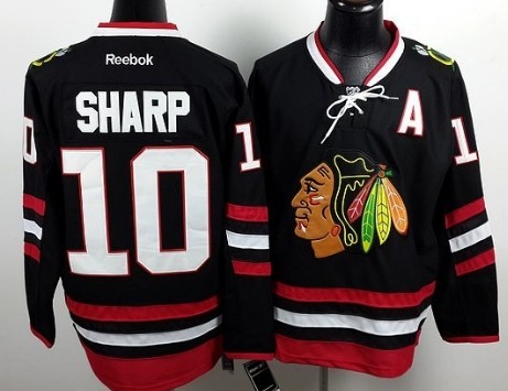 Chicago Blackhawks #10 Patrick Sharp 2014 Stadium Series Black Jersey