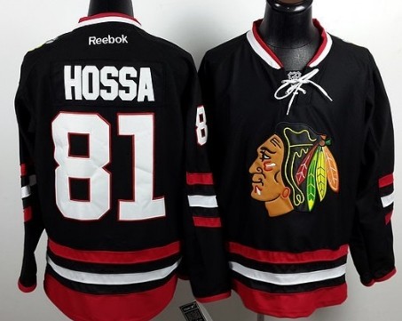 Chicago Blackhawks #81 Marian Hossa 2014 Stadium Series Black Jersey