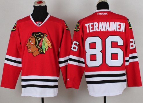 Chicago Blackhawks #86 Teuvo Teravainen Punk Red Jersey