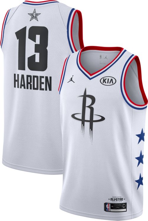 Jordan Men's 2019 NBA All-Star Game #13 James Harden White Dri-FIT Swingman Jersey