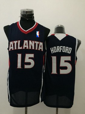 Men's Atlanta Hawks #15 Al Horford Navy Blue Swingman Jersey