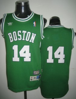 Boston Celtics #14 Bob Cousy Green Swingman Throwback Jersey