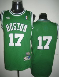 Boston Celtics #17 John Havlicek Green Swingman Throwback Jersey