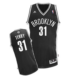 Brooklyn Nets #31 Jason Terry Black Swingman Jersey