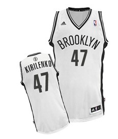 Brooklyn Nets #47 Andrei Kirilenko White Swingman Jersey