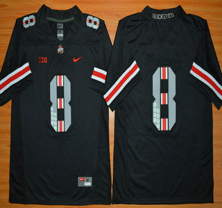 Ohio State Buckeyes 8th Championship Commemorative Black College Football Jersey