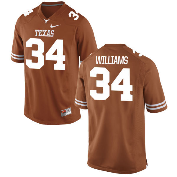 Men's Texas Longhorns 34 Ricky Williams Orange Nike College Jersey