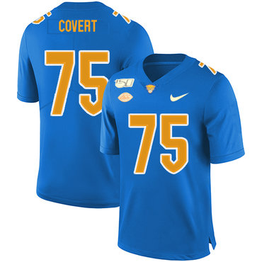 Pittsburgh Panthers 75 Jimbo Covert Blue 150th Anniversary Patch Nike College Football Jersey